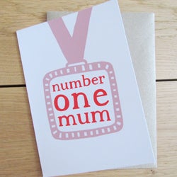 Image of 'Number One Mum' card