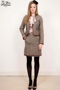 Image of Premium Collection Chanel Style Light-weight Wool Suit