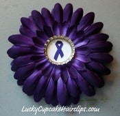 Image of Purple Ribbon Flower