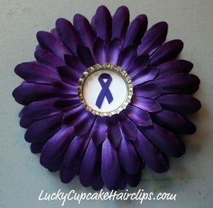 Image of Purple Ribbon Flower