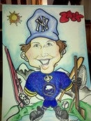 Image of COLOR CARICATURES FROM PHOTOS- Single (Sent to your home) POSTER SIZE