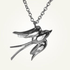 Image of Sparrow Necklace, Sterling Silver