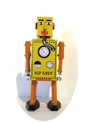 Image of The famous Robot Lilliput (Yellow or Green or Blue) 