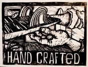 Image of HAND CRAFTED - BW POSTER