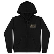 Image of Suicide Squeeze "Logo" Hooded Zip Up Sweatshirt