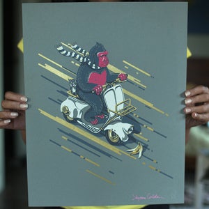 Image of Kenny and the Bad Luck Kitten poster