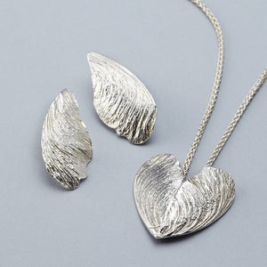 Image of Key To My Heart Pendant & Earrings