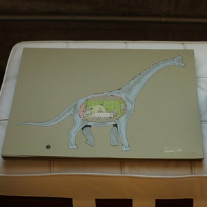 Image of Home Sweet Brachiosaurus Poster