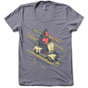 Image of Kenny and the Bad Luck Kitten tee