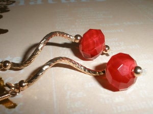 Image of Spiral Cherry Earrings 