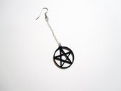 Image of PENTACLE Earring Black Single