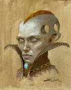 Image of THE INVESTIGATOR- ORIGINAL OIL STUDY BY JAMES ZAR