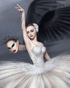 Image of "Black Swan" print