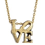 Image of LOVE Necklace- Gold