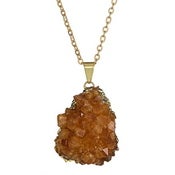 Image of Citrine Druzy Necklace      *As seen in InStyle Magazine