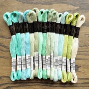 Image of Cosmo Embroidery Floss Palette : Atlantic