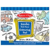 Image of Jumbo Coloring Pad - Blue