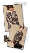 Image of Boutique sequin leopard printting zipper