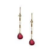 Image of Briolette Drop Earrings, Vermeil