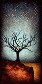 Image of "Horizon Tree Dormant 1" <br> Size: 12x6" <br> 2nd photo shows size