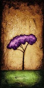 Image of "Horizon Tree Peace 2" <br> Size: 12x6" <br> 2nd photo shows size