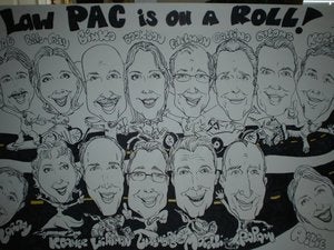 Image of CARICATURES FROM PHOTOS- Groups (Sent to your home) POSTER SIZE