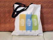 Image of tiki time tote bag