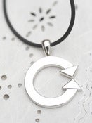 Image of Large Karma Circle Pendant
