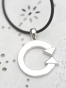 Image of Large Karma Circle Pendant