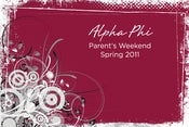 Image of Custom Sorority Event Invite