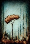 Image of Magnet - Drip Series - Peace Tree