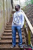 Image of Headphones Heather Grey Hoody