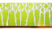 Image of Striped Trees Revealed on Lime Green no5