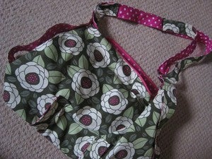 Image of Maia strappy slouch bag PDF sewing pattern