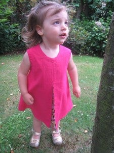 Image of Mini Mod Dress pattern and tutorial 18m/2T/3T/4T - PDF