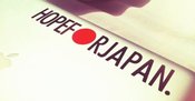 Image of Hope for Japan Decal - Black 