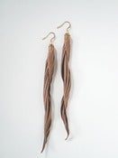 Image of Rebel Chic Drop Earrings Neutrals