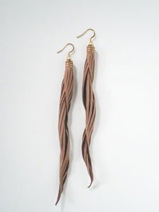 Image of Rebel Chic Drop Earrings Neutrals