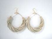 Image of Rebel Chic Hoop Earrings Neutrals