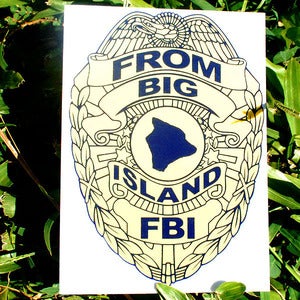 Image of FBI LOGO STICKER