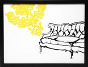 Image of Hand printed French Sofa print  