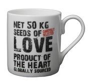 Image of Bone china mug, Message Collection – Love Message Design