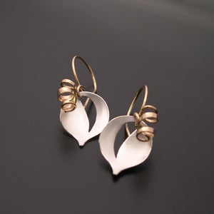 Image of Leaf and Tendril Earrings