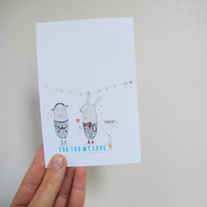 Image of print "for you my love"