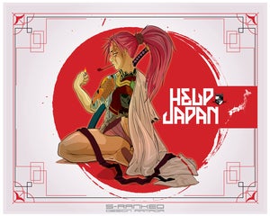 Image of Help Japan Poster