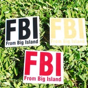 Image of FBI OFFICIAL LOGO STICKER