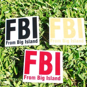 Image of FBI OFFICIAL LOGO STICKER