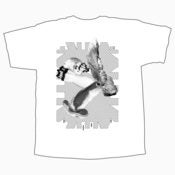 Image of White Distortion Objects T-shirt (American Apparel)