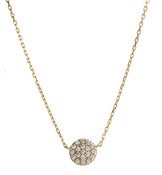 Image of   Kara Ackerman <i> Audrey <i/> 14k Yellow Gold and Diamond Disc