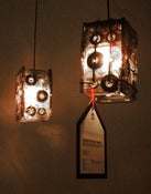 Image of SMALL CASSETTE TAPES LAMP (Transparent)